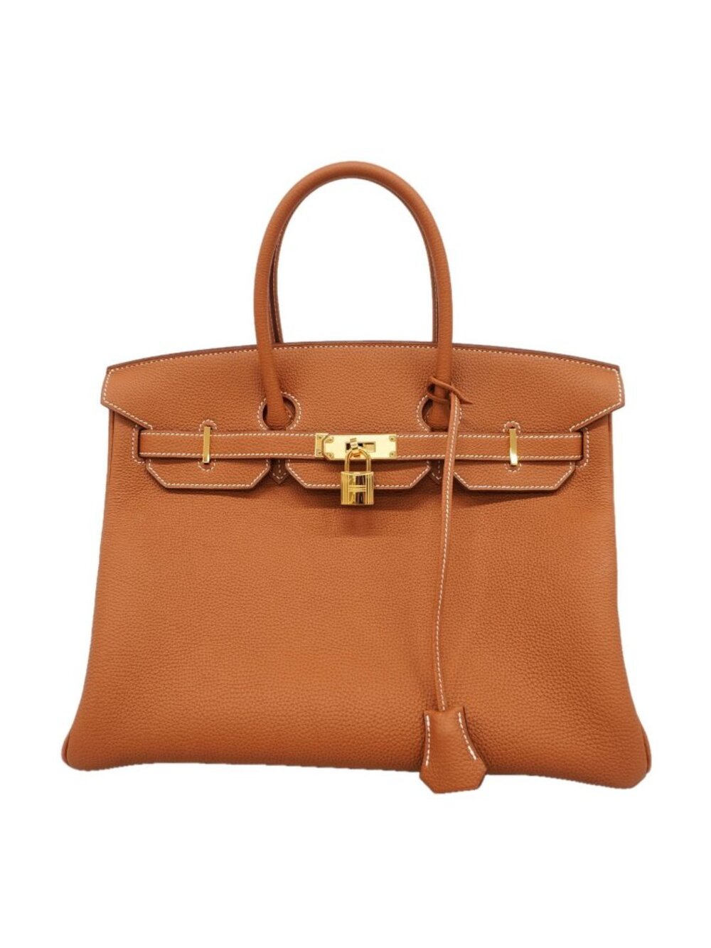 Hermes Handbag Birkin 35 Togo Gold